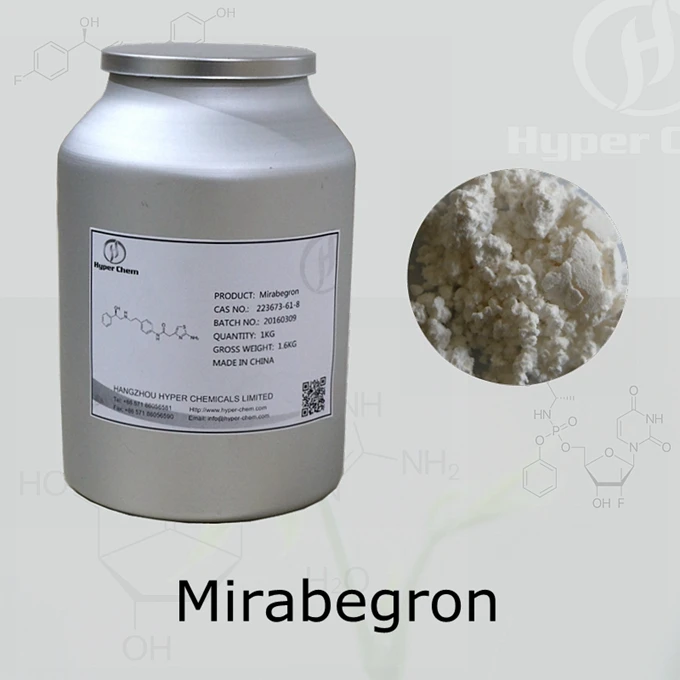 
High quality API CAS 223673-61-8 Mirabegron powder 