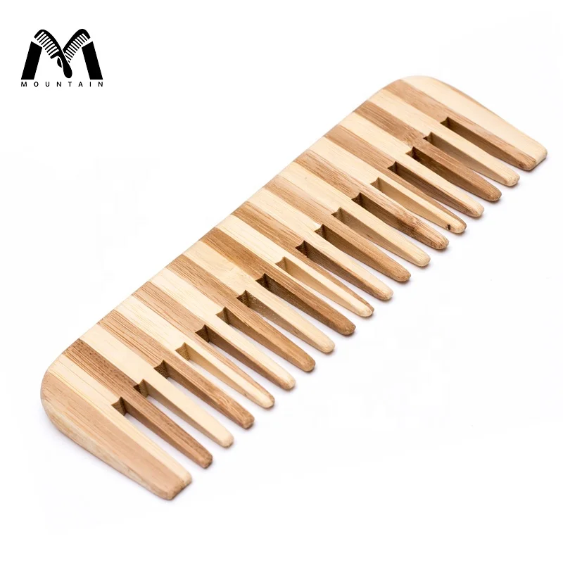 Hot-selling Wholesale Natural Bamboo Travel Wooden Hair straightener Comb