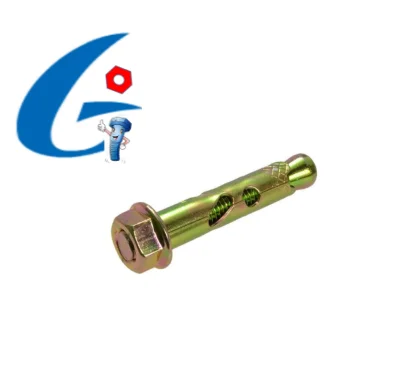 
Болт с шестигранным свободным АНКЕРОМ желтого цвета с оцинкованным покрытием 