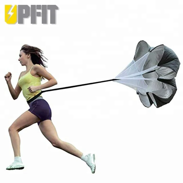 UPFIT Customized Logo Resistance Powered Running Parachute