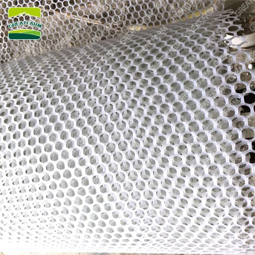 plastic flat breeding mesh net for chicken poultry cage farm floor Wire Mesh white or green net