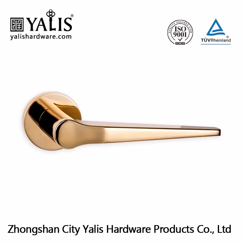 Новый стиль спальни перед полированной роза позолоченные дверные ручки блокировка набора