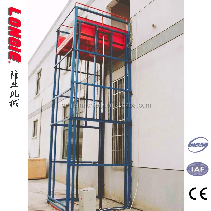 
LISJD0.8-4.5 Electric hydraulic cylinder cargo elevator lift 