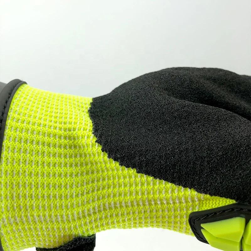 NMsafety  heavy duty labor protection oil and gas TPR impact Gloves CE EN388 4544EP