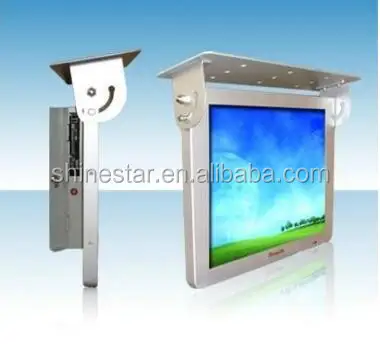 15 Inch Bus lcd square monitor for advertising