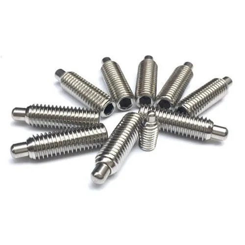 DIN915 ISO 4028 A2 Stainless steel brass tip set screw grub Screw With Dog Point