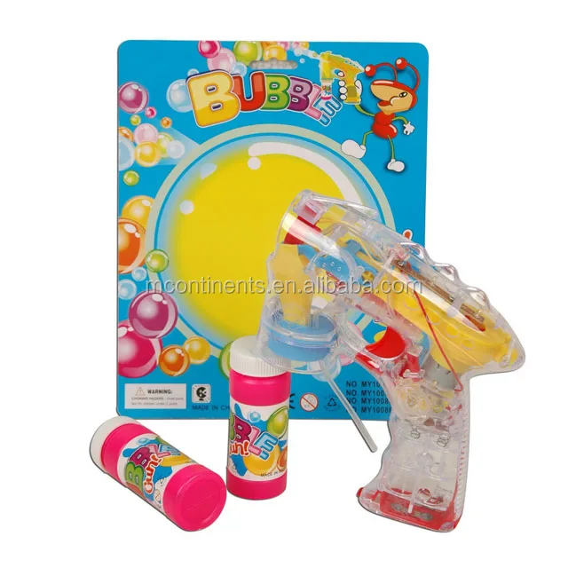 
Transparent Automatic Bubble Gun With Music and Light 