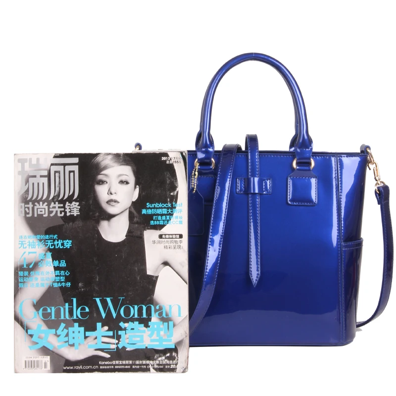 top grade low price korean women professional 3 in 1 pu leather handbags set