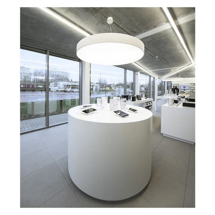 Round mobile phone display stand Optional mobile phone display showcase mobile phone shop interior design