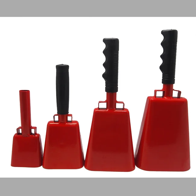 Wholesale custom sports cow bell with handle for sporting events