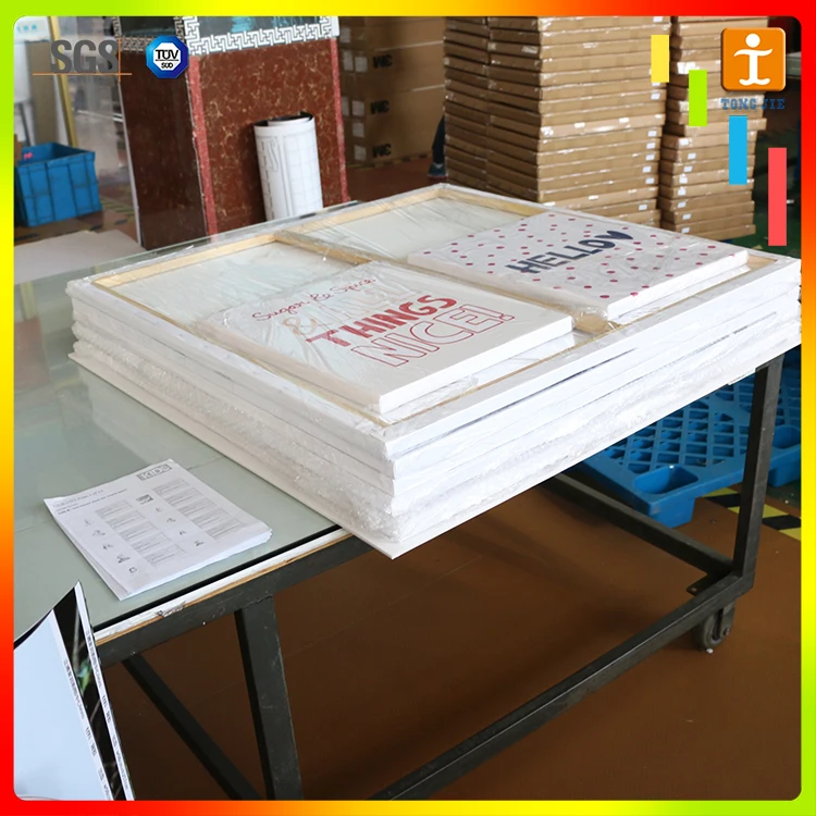 
Stretched and wrapped around quality wooden frame, wall hanging canvas 