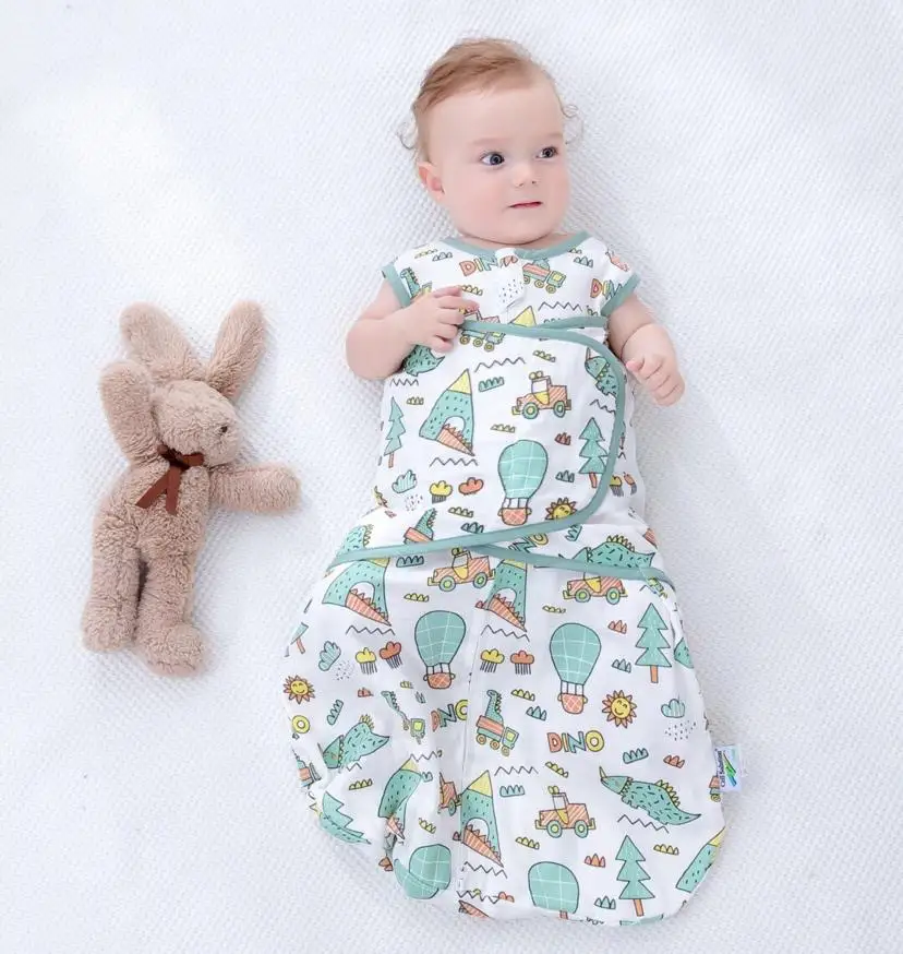 
Wholesale 40S muslin cotton zip up baby swaddle baby muslin swaddle blankets 