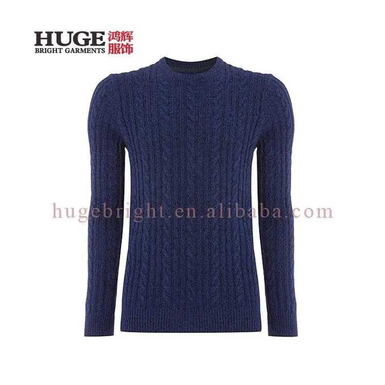 Удобные 100% Тончайший Овечьей Шерсти Моды Свитера Мужские