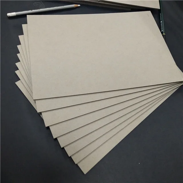 
grey board 3.0mm 4.0mm two side binding board gray board for paper boxes 