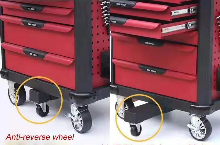 
Garage tool cabinets mobile rolling steel Material and Cabinet Type tool chest roller storage cabinet trolley for factory 