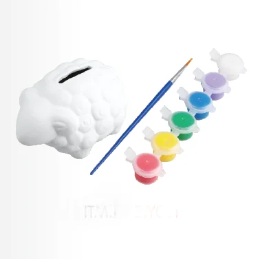 DIY paint set painted ceramic