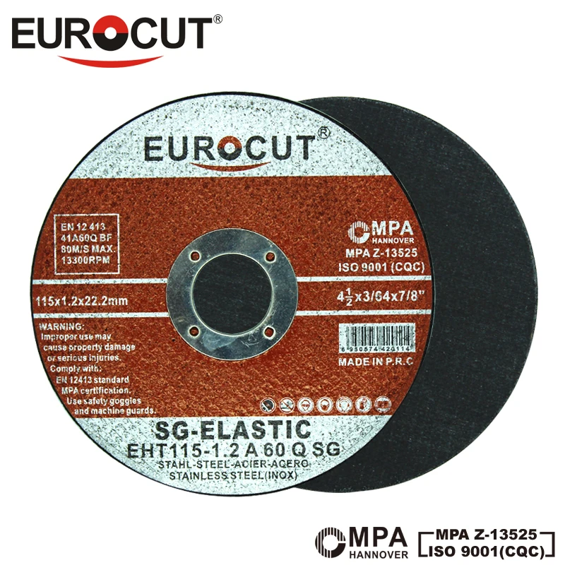 СУПЕР ТОНКОЕ абразивное режущее колесо EUROCUT 4,5 дюйма 115 мм
