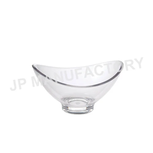 Decorative boat shape M&M chocolate bean bowl for party plastic boat shaped salad bowl