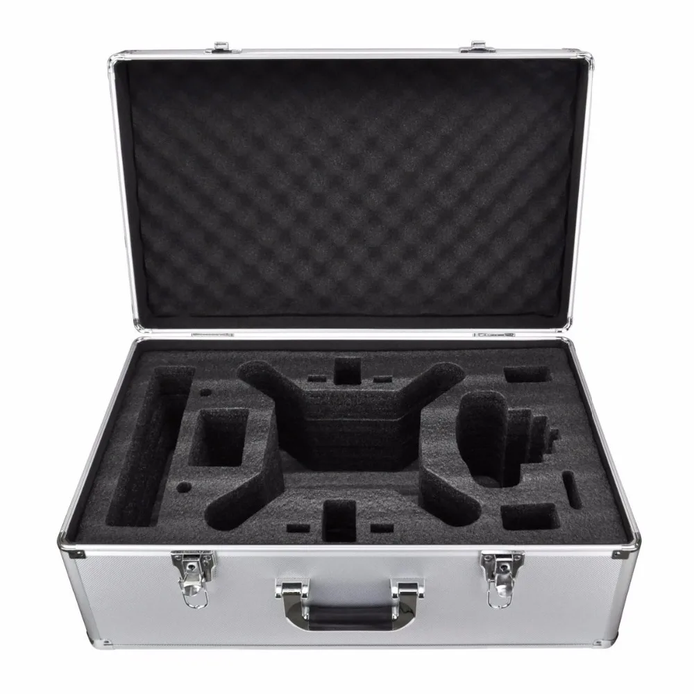 Sliver Protective Aluminum Hard Traveling Drone Case for DJI Phantom 4 DJI Phantom 3 Standard