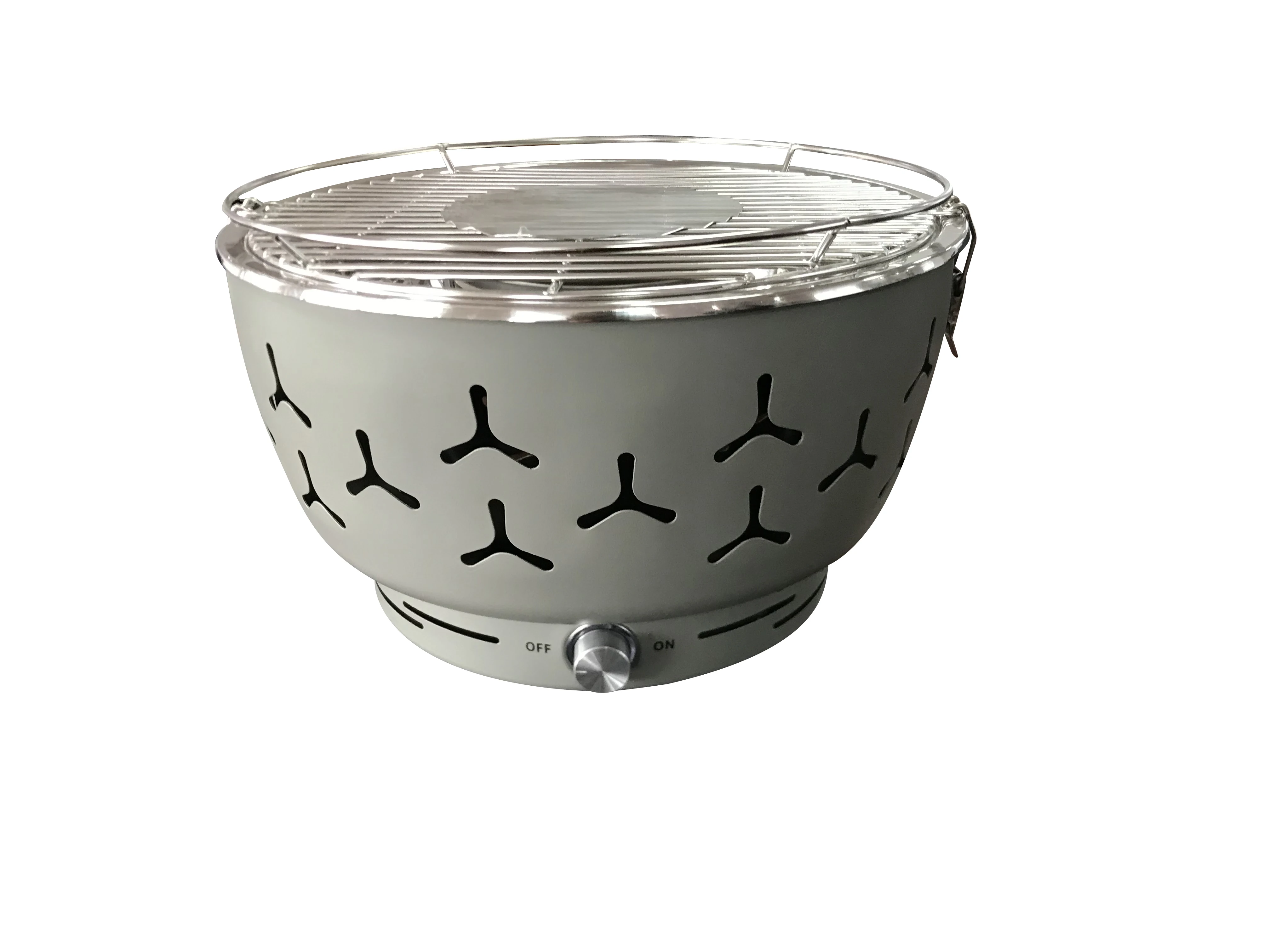 
2019 NEW Smokeless charcoal bbq grill with fan STAINLESS steel INDOOR easy cleaned outdoor 