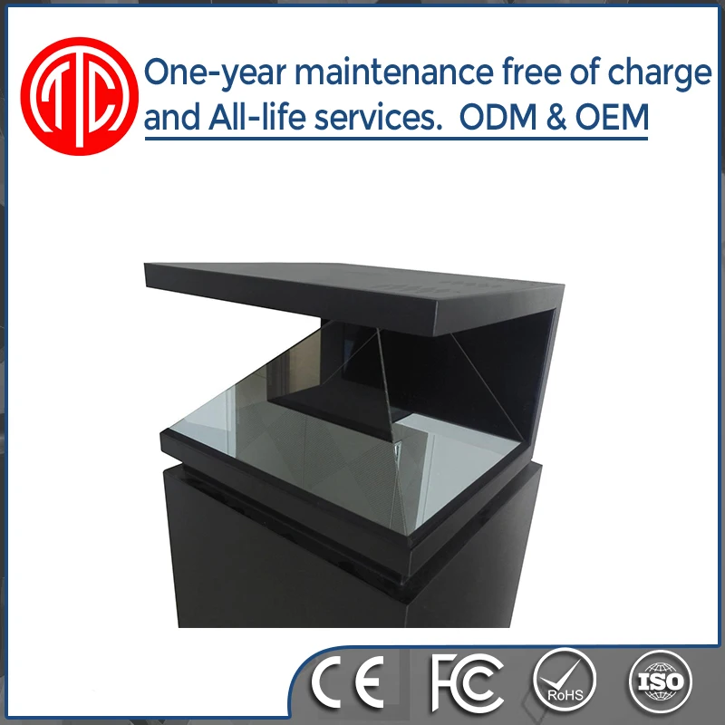 
42' Hologram Display Showcase/Full HD holographic display 3d pyramid 