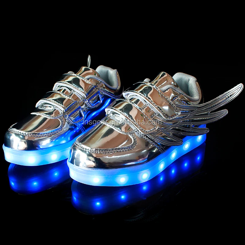 Wings Light Up Luminous Kids Sneaker Shoes