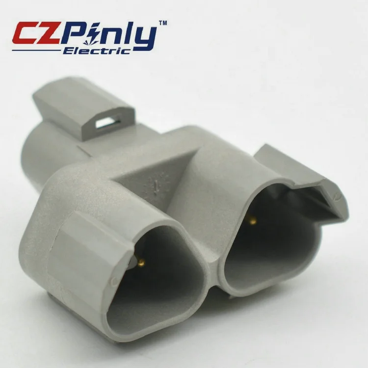 Equivalent DT04-3P-P007 3 way male waterproof car wire Y deutsch dt series connector