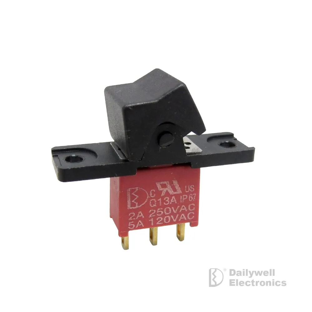 
Electric waterproof 3M DPDT sealed miniature paddle rocker switch 