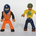 The new assembly workers police intelligence person hands movable toy doll gift ornaments puzzle toys dolls