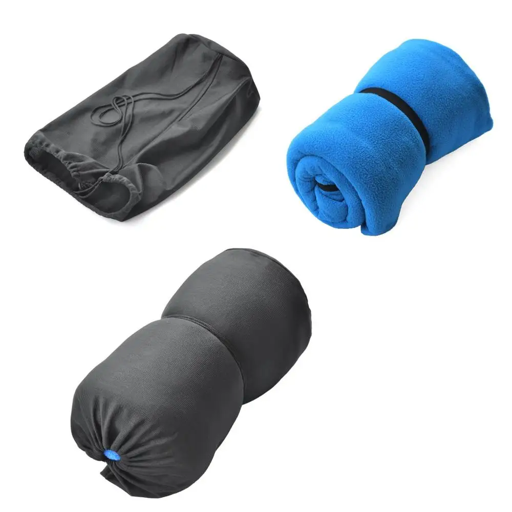 WOQI Hot Sale Customized Sleeping Bag Liner Sleep Sheet Sleep Sack Camping Travel Liner with Pillow Soft