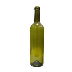 low price red fruit bordeaux round clear wine bottles 750ml with cork caps wholesale