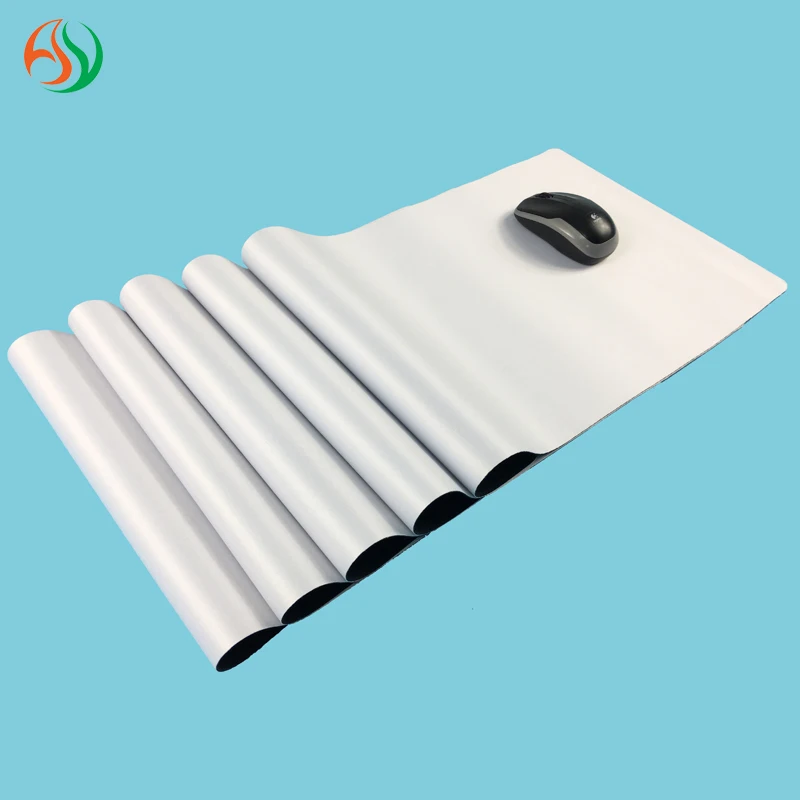 China Manufacturer Wholesale Custom Logo Blank Sublimation Non-slip Office Mouse Pad Material Roll Without Printing