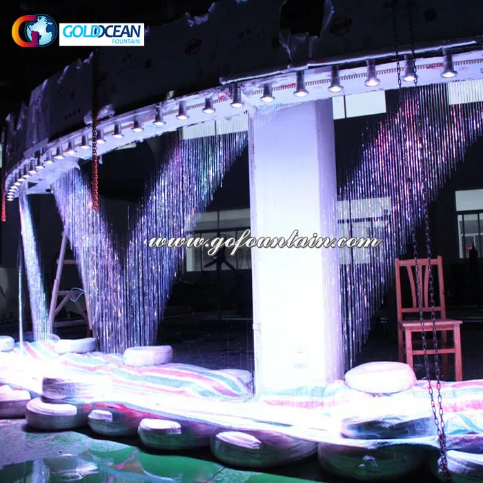 FREE DESIGN Outdoor Indoor Hanging Digital Water Screen Curtain