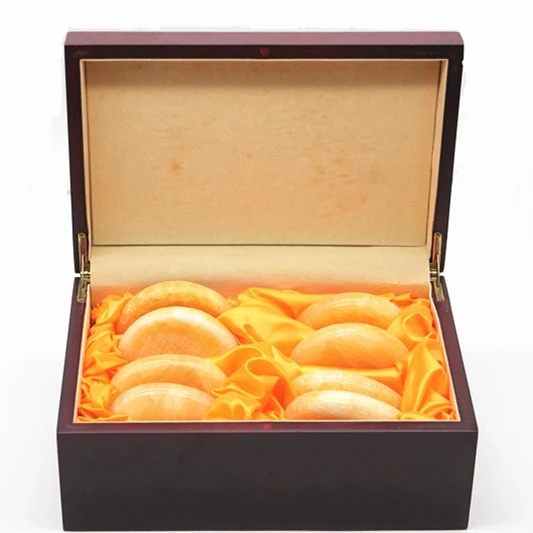 Высококачественные крупные нефритовые массажные камни редкий желтый нефритовый горячий спа энергетический камень для массажа тела