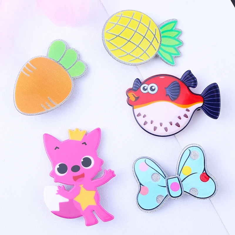 Милые заколки в форме животных для маленьких девочек детские волос новейший дизайн женские