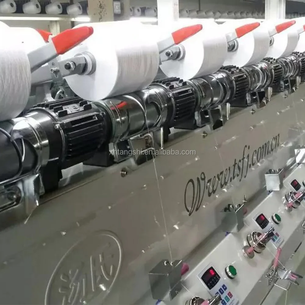 Soft yarn cone to cone winding / coning machine