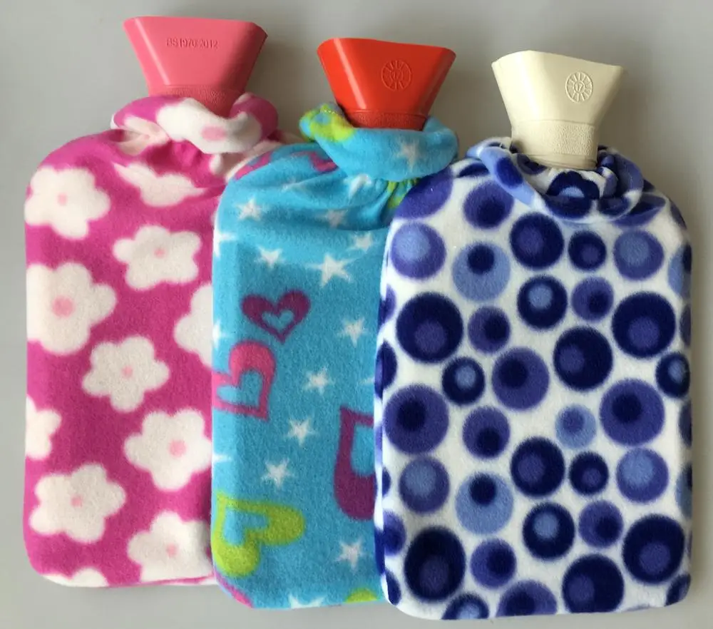 
cheap fleece cover forBS quality hot water bottle 