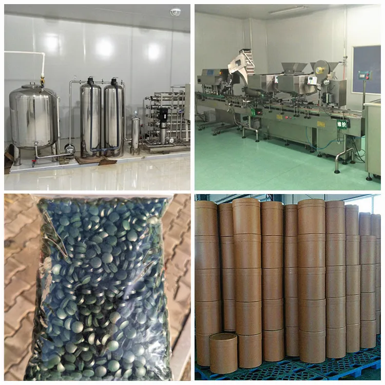 High-quality 250mg 300mg 500mg spirulina tablets price