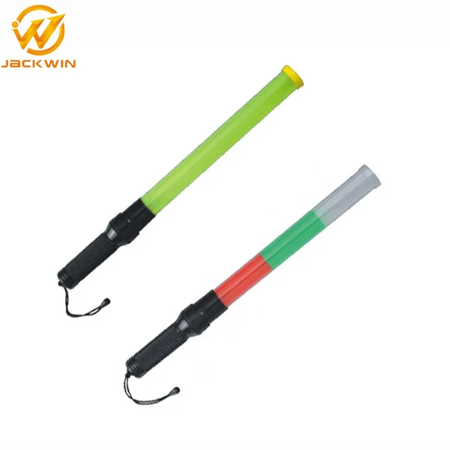 LED Rechargeable Traffic Safety Baton Police Torch Light Traffic Control Safety Light Sticks