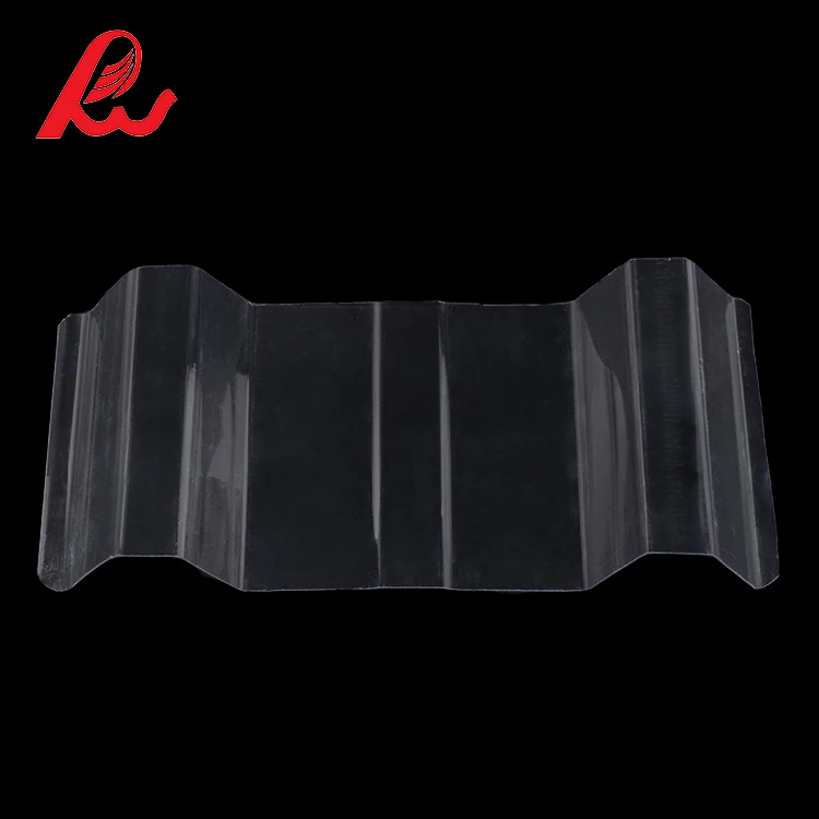 
Clear Plastic Polycarbonate / PC Corrugated Transparent Roofing Sheet for shed 