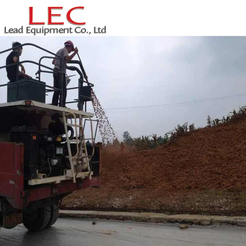 
hydraulic hydro spray grass seed machine 