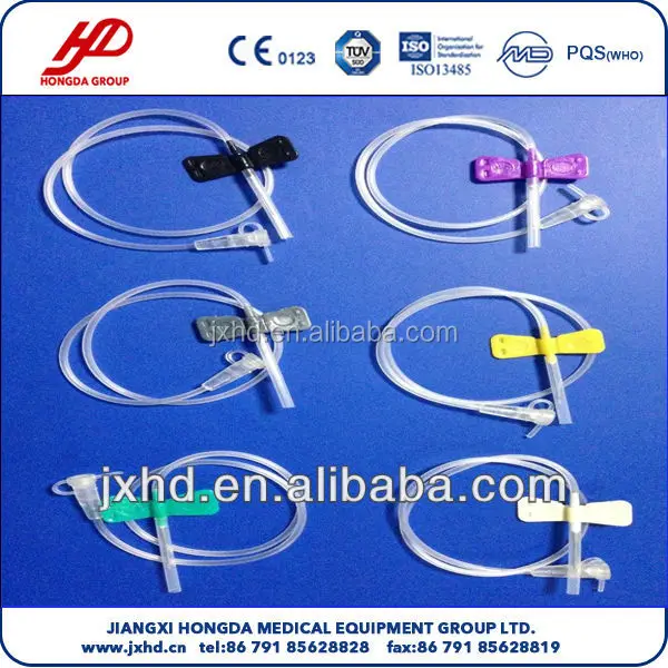 
Disposable Lure Lock and Lure Slip Butterfly Needle 