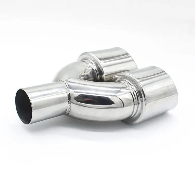 Car Exhaust dual outlet muffler