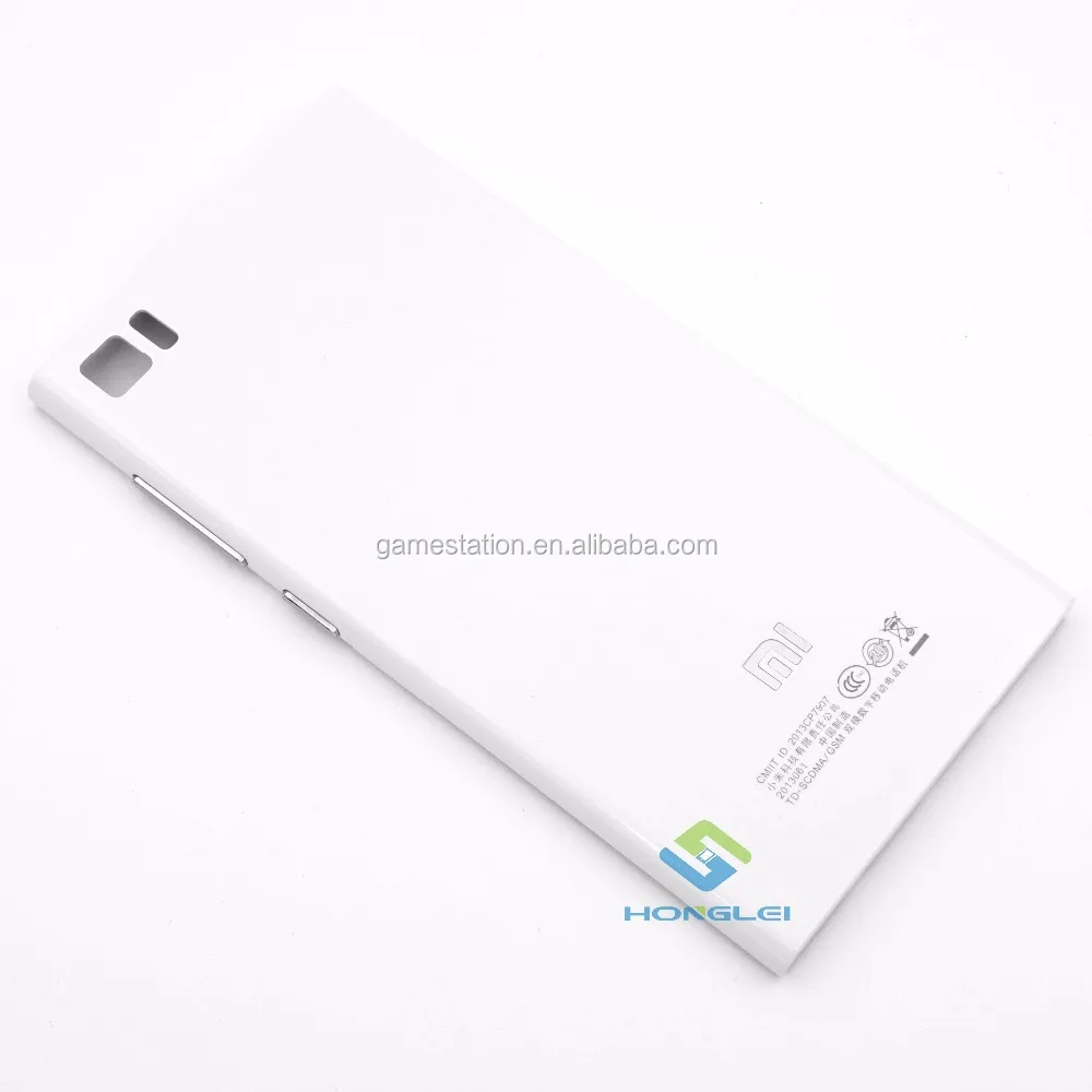 Best Price Battery door back Rear Cover housing for xiaomi mi3 replacement for xiomi mobile phone