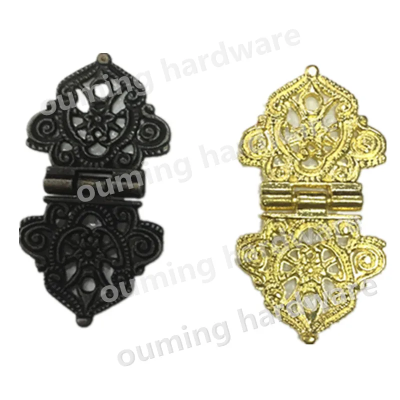 Antique Bronze Zinc Alloy Hinge For Wooden Box Small Jewelry Box Hinge