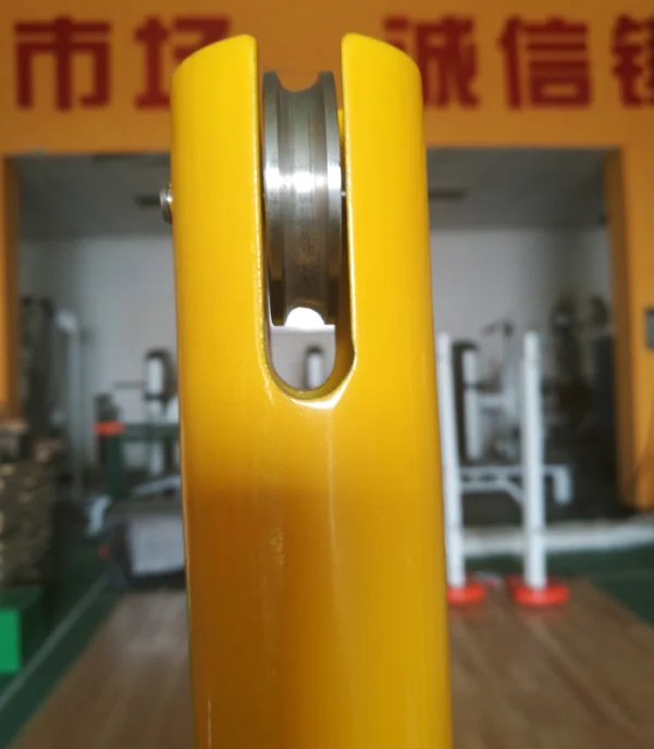 Indoor Outdoor Moveable Portable Steel BWF APPROVED badminton net post for match