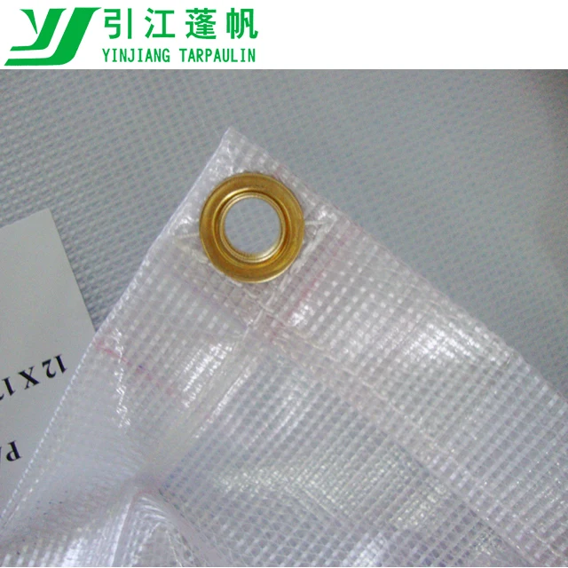 Fumigation PVC Transparent Mesh tarpaulin cover