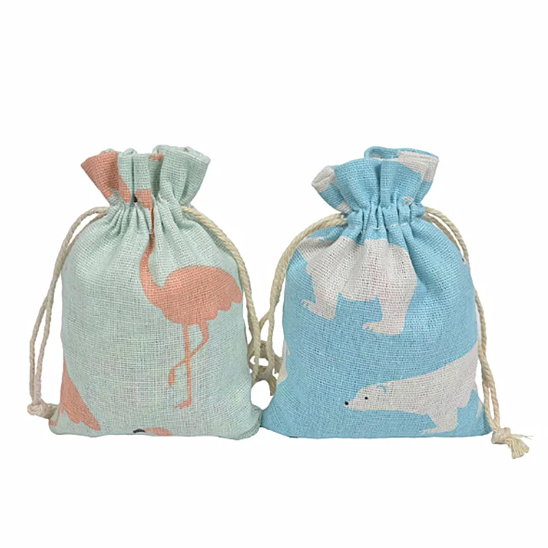 Custom Cotton Gym Sack Drawstring Jewellery Canvas Draw String Beach  Mini Cinch Make Up Shopping Bag
