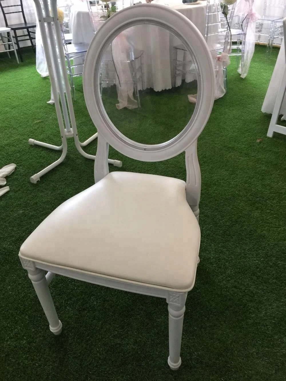 resin clear back french louis chair clear ghost chairs