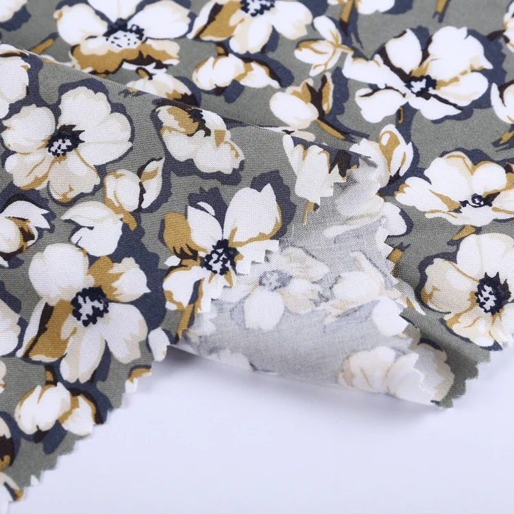 Keqiao fashional unsual 100% rayon shivering colorful textile woven printing knitting  fabric for women dress